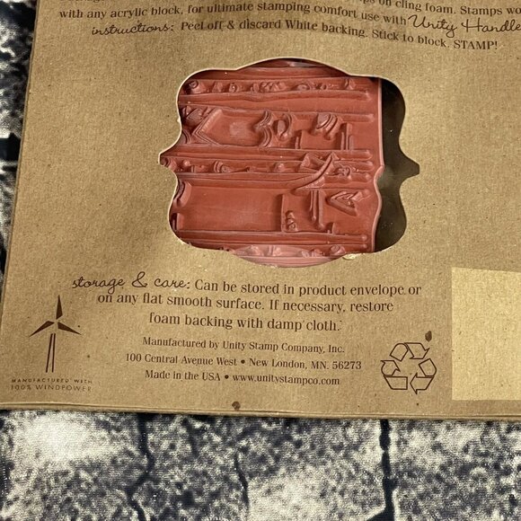 Unity Stamp Company SO & SO LOVE Stamp US-517A Heart Carved Trees - Picture 6 of 8